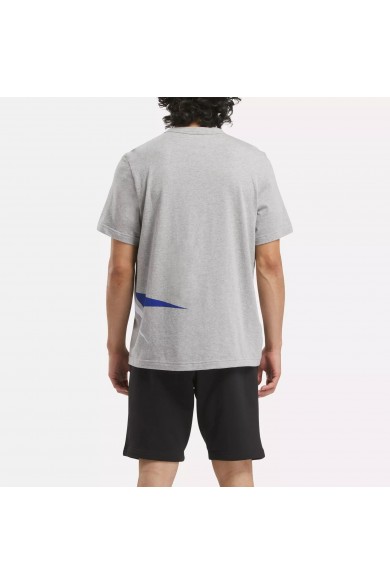 POLERA REEBOK HOMBRE GRIS