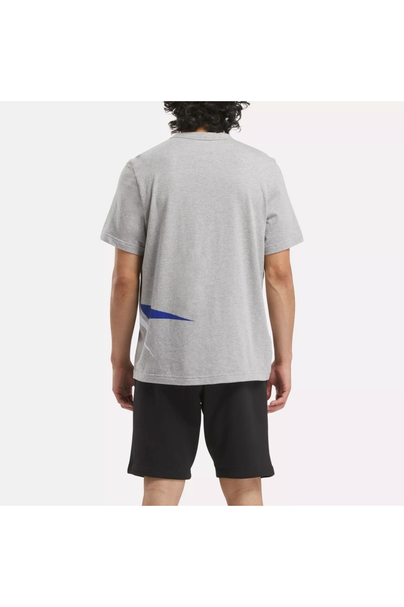 POLERA REEBOK HOMBRE GRIS