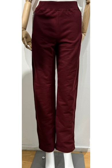 PANTALÓN BUZO POLITECNICO MUJER BURDEO