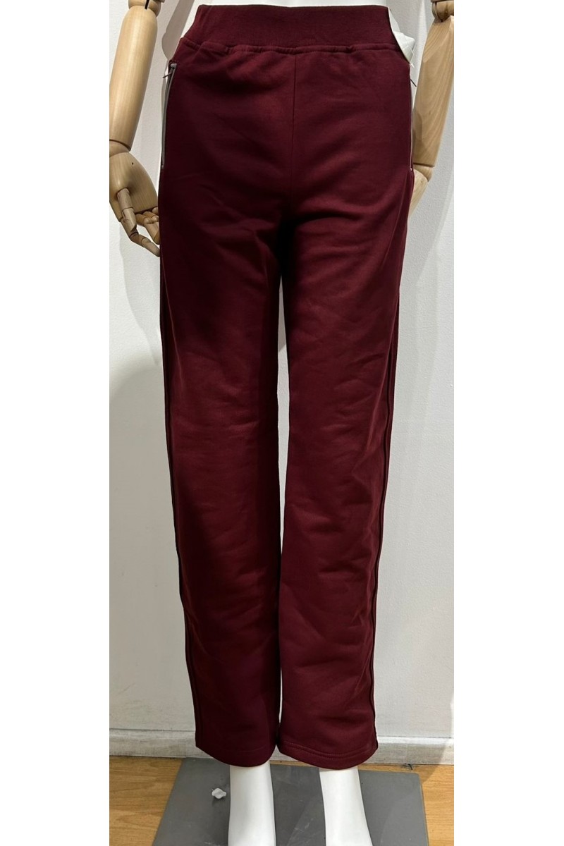 PANTALÓN BUZO POLITECNICO MUJER BURDEO PANTALÓN BUZO POLITECNICO MUJER BURDEO