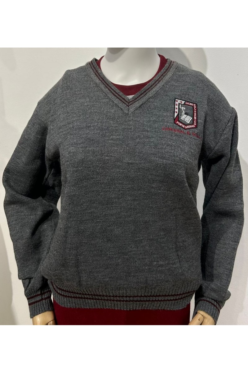 SWEATER GRIS ML POLITECNICO UNISEX SWEATER GRIS ML POLITECNICO UNISEX