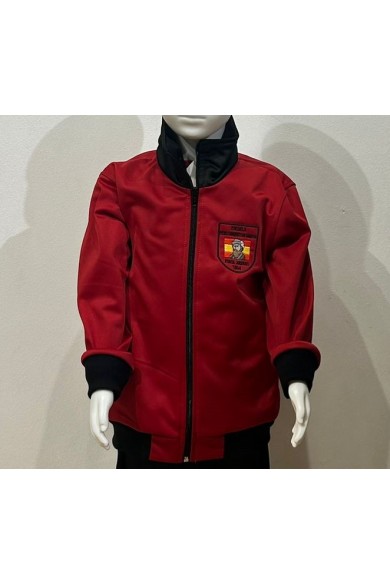 POLERÓN BUZO ROJO/NEGRO UNISEX PEDRO SARMIENTO DE GAMBOA