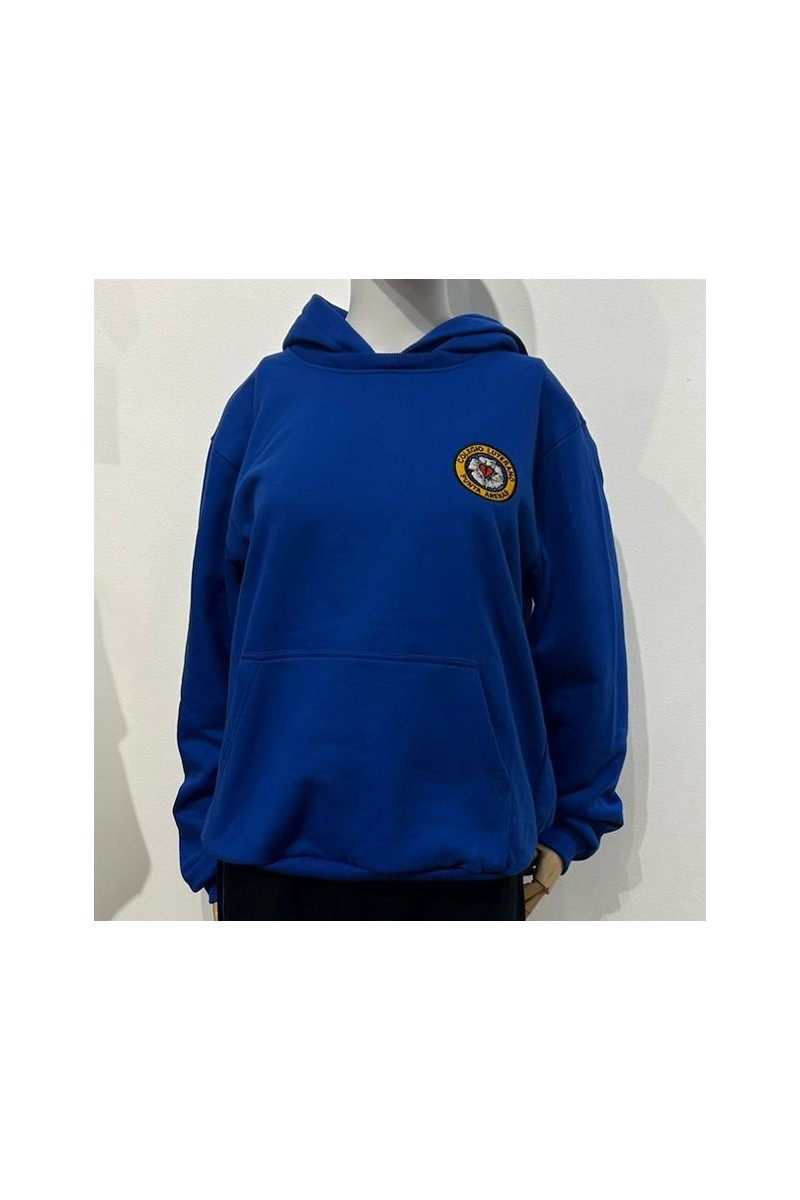 POLERÓN BUZO AZUL HOMBRE/UNISEX ALGODON LUTERANO