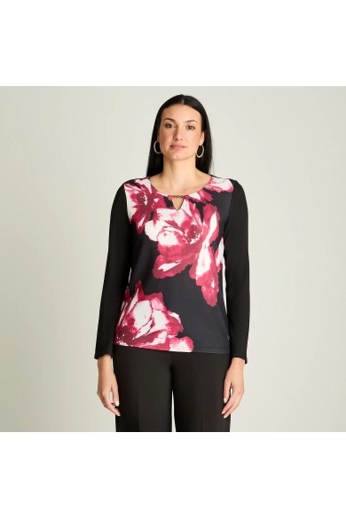 POLERA LORENZO DI PONTTI MUJER CAMANT NEGRO