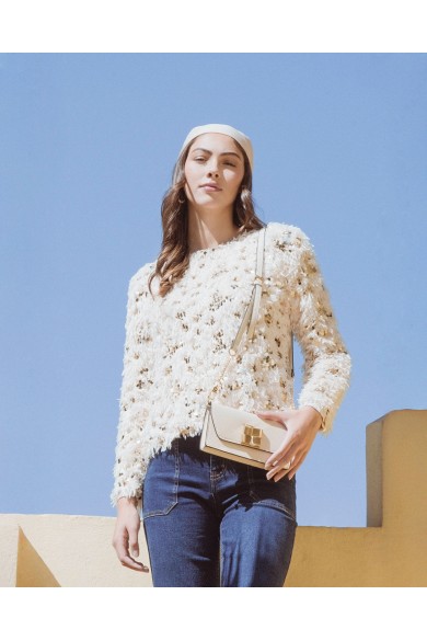 SWEATER INNOCENTI MUJER CREMA