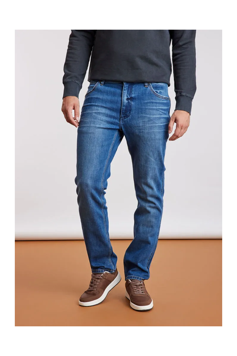 JEANS WRANGLER HOMBRE GREENSBORO SKY AZUL