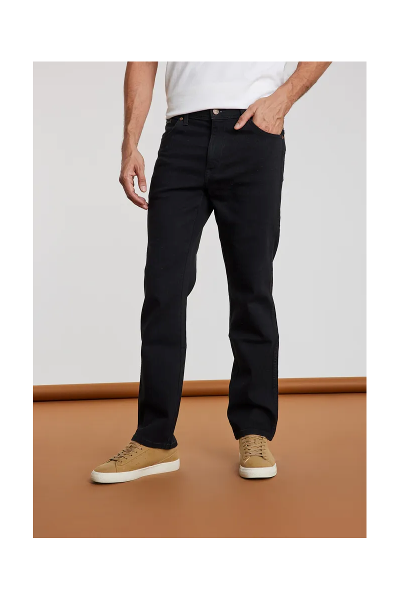 JEANS WRANGLER HOMBRE REGULAR FIT NEGRO