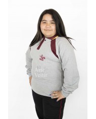 PANTALÓN MUJER GRIS SPANDEX ESCOLAR