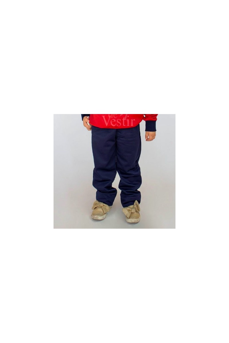 PANTALÓN BUZO FRANCES MUJER AZUL PANTALÓN BUZO FRANCES MUJER AZUL