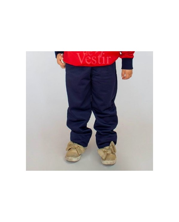 PANTALÓN BUZO MUJER AZUL FRANCES