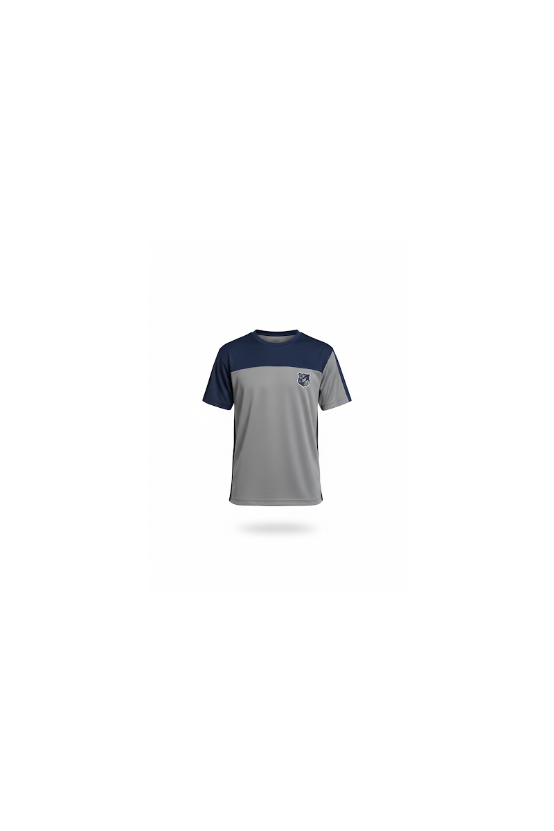POLERA AZUL/GRIS POLO PANAL MA. BEHETY UNISEX POLERA AZUL/GRIS POLO PANAL MA. BEHETY UNISEX