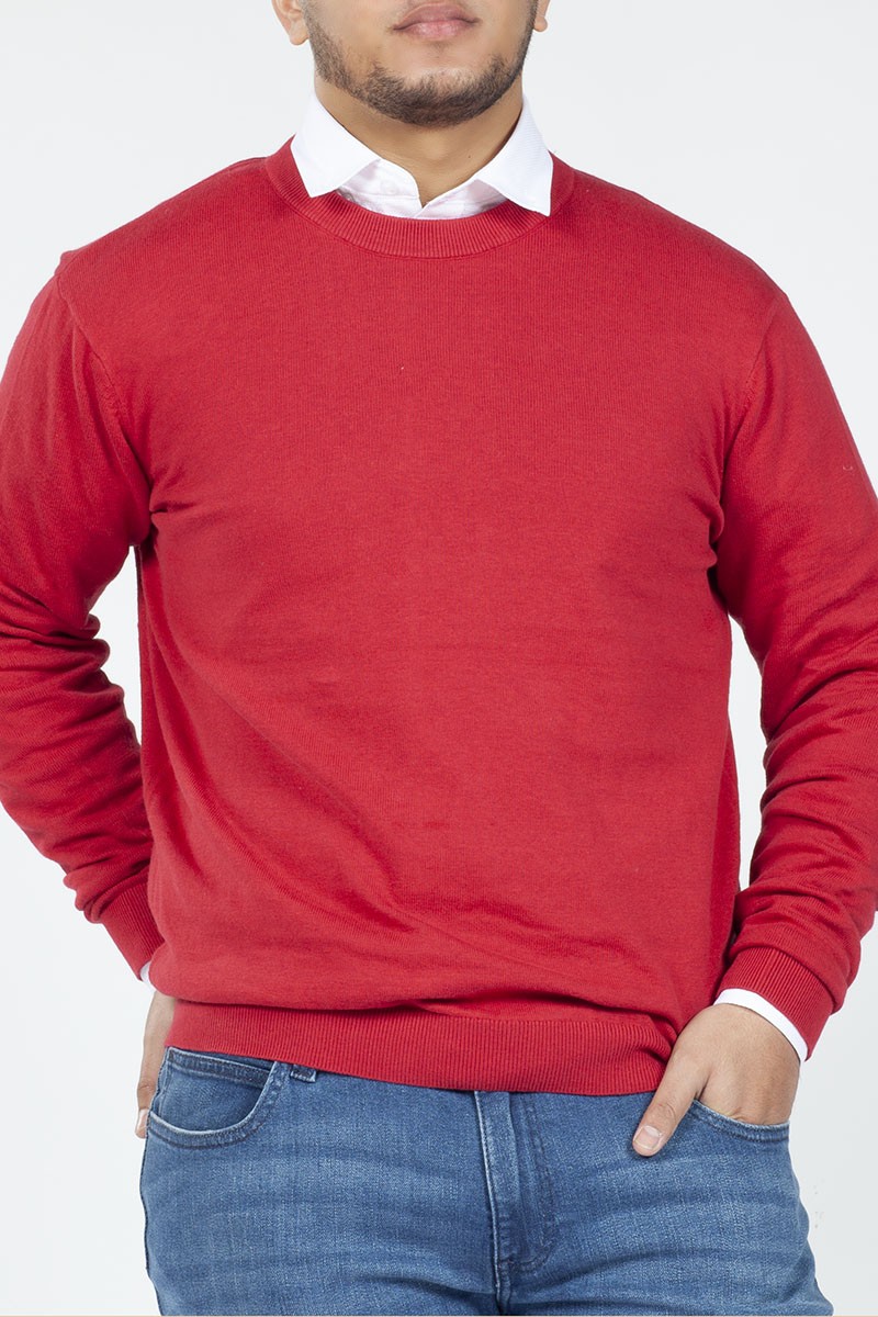 SWEATER MONTESOLA HOMBRE CARDIF ROJO