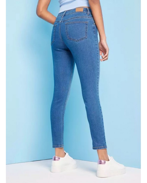 JEANS OPPOSITE MUJER SUPER SKINNY AZUL