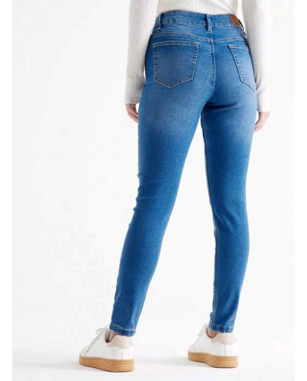 JEANS OPPOSITE MUJER SUPER SKINNY AZUL OSCURO