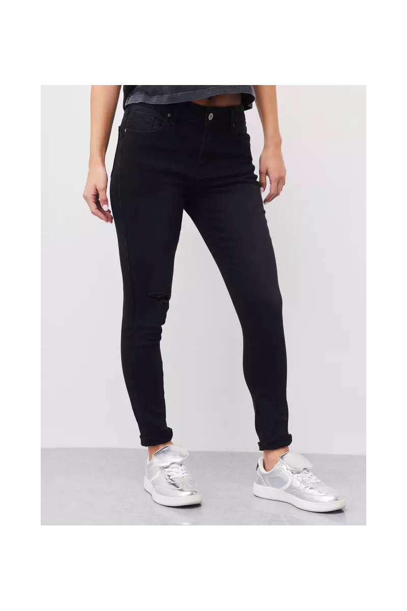 JEANS OPPOSITE MUJER SUPER SKINNY CARBON