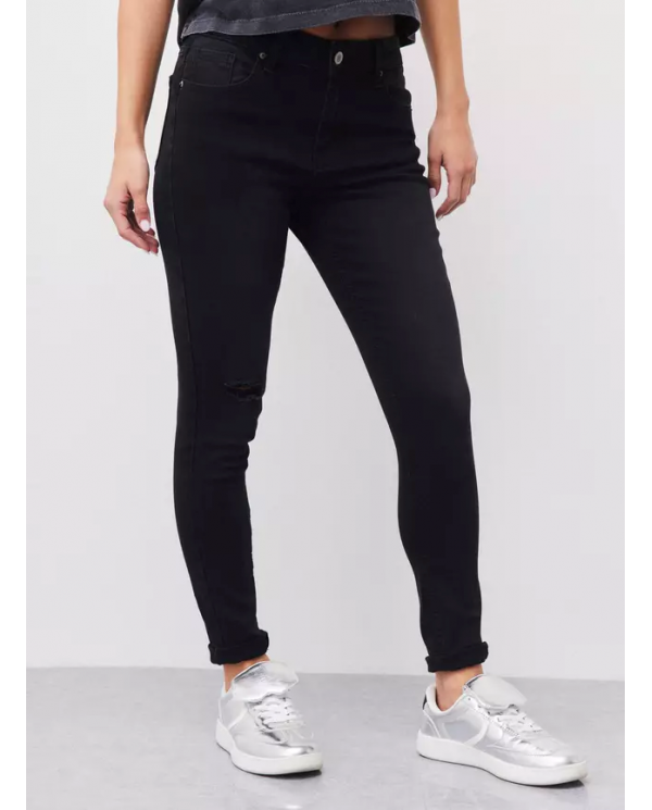 JEANS OPPOSITE MUJER SUPER SKINNY CARBON