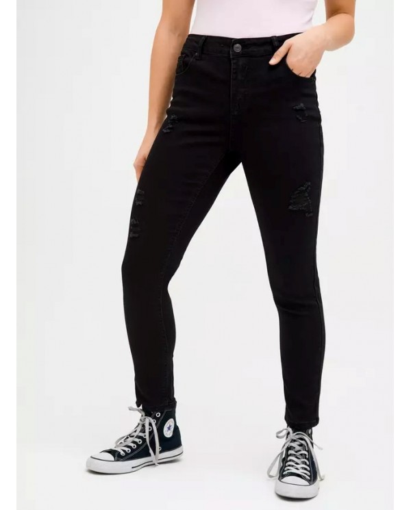 JEANS OPPOSITE MUJER SUPER SKINNY CARBON