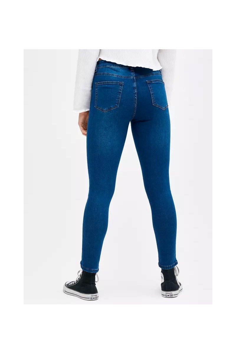 JEANS OPPOSITE MUJER SUPER SKINNY AZUL OSCURO