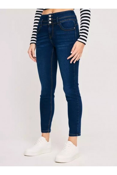 JEANS OPPOSITE MUJER SUPER SKINNY AZUL OSCURO