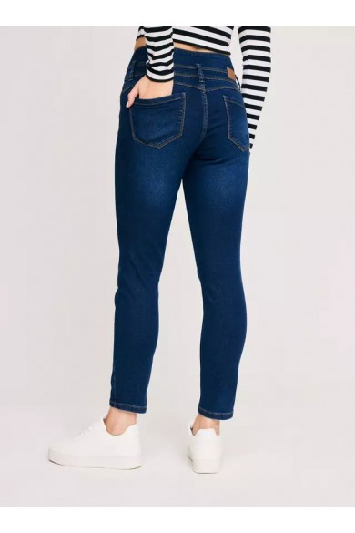 JEANS OPPOSITE MUJER SUPER SKINNY AZUL OSCURO