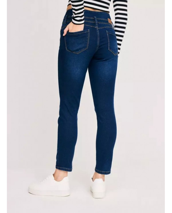 JEANS OPPOSITE MUJER SUPER SKINNY AZUL OSCURO