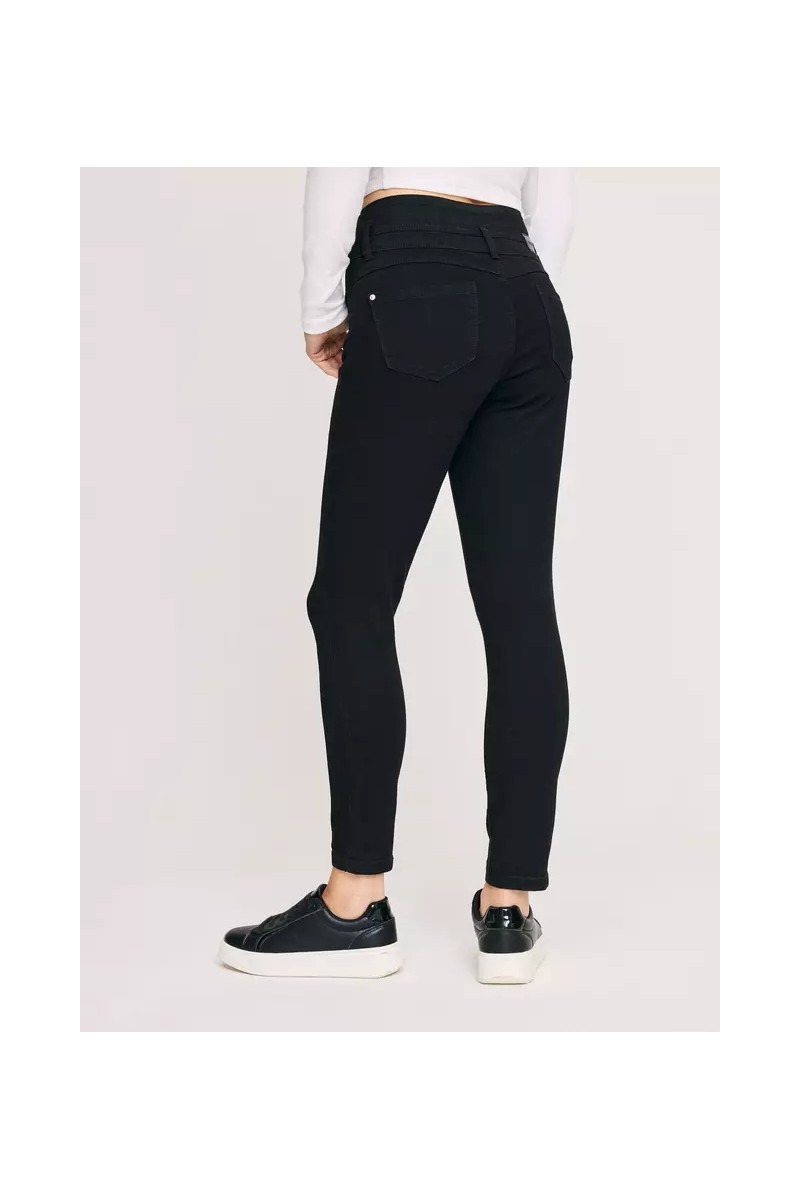 JEANS OPPOSITE MUJER SUPER SKINNY NEGRO