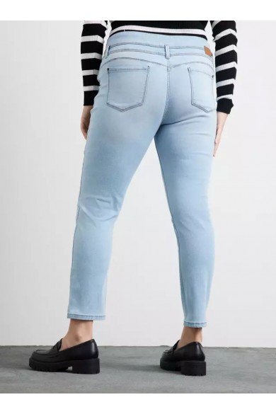 JEANS OPPOSITE MUJER SUPER SKINNY AZUL CLARO