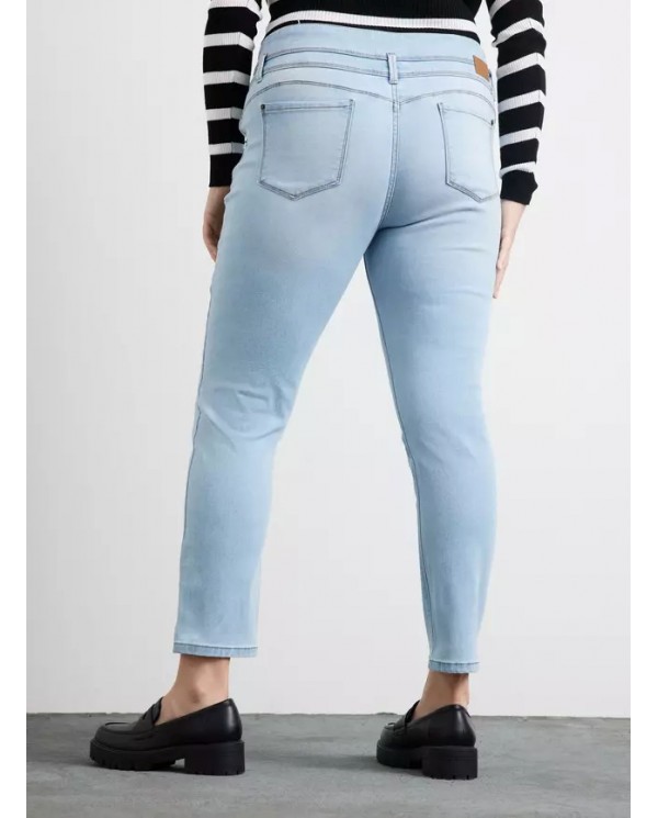 JEANS OPPOSITE MUJER SUPER SKINNY AZUL CLARO