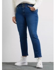 JEANS OPPOSITE MUJER PUSH UP SKINNY AZUL
