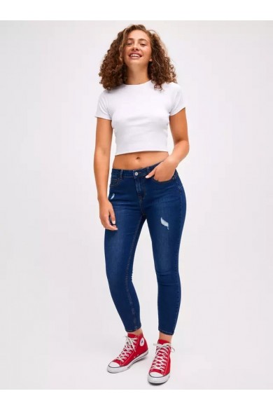 JEANS OPPOSITE MUJER PUSH UP AZUL OSCURO