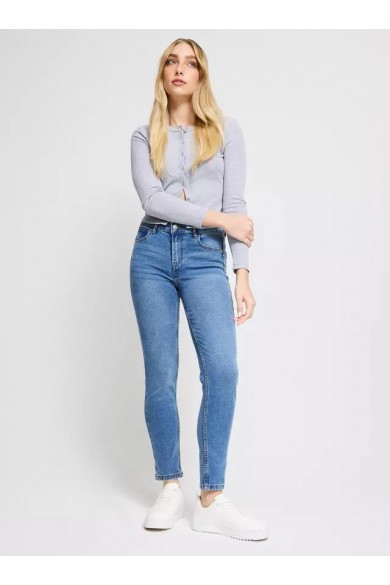 JEANS OPPOSITE MUJER PUSH UP SKINNY AZUL