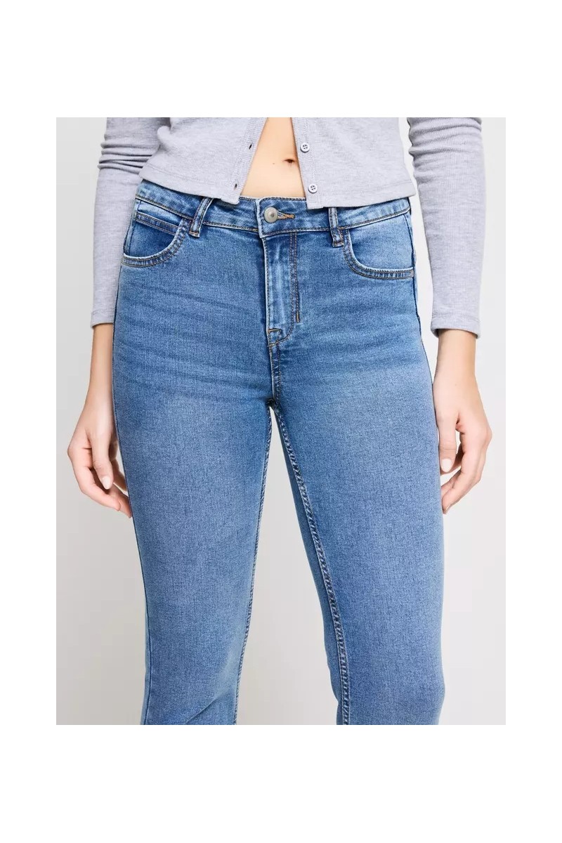 JEANS OPPOSITE MUJER PUSH UP SKINNY AZUL