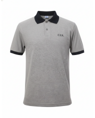 POLERA GRIS PIQUE ML UNISEX PUNTA ARENAS