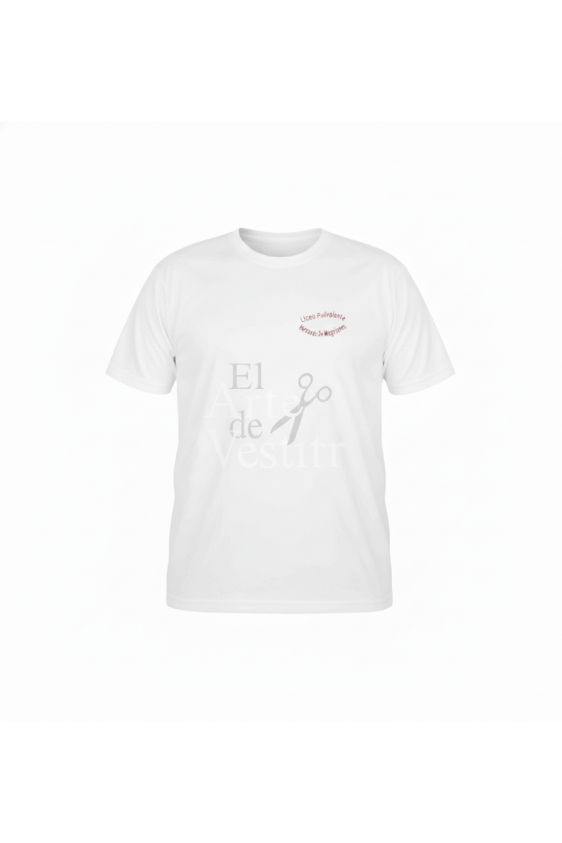 POLERA BLANCA MANGA CORTA POLO HERNANDO DE MAGALLANES PORVENIR