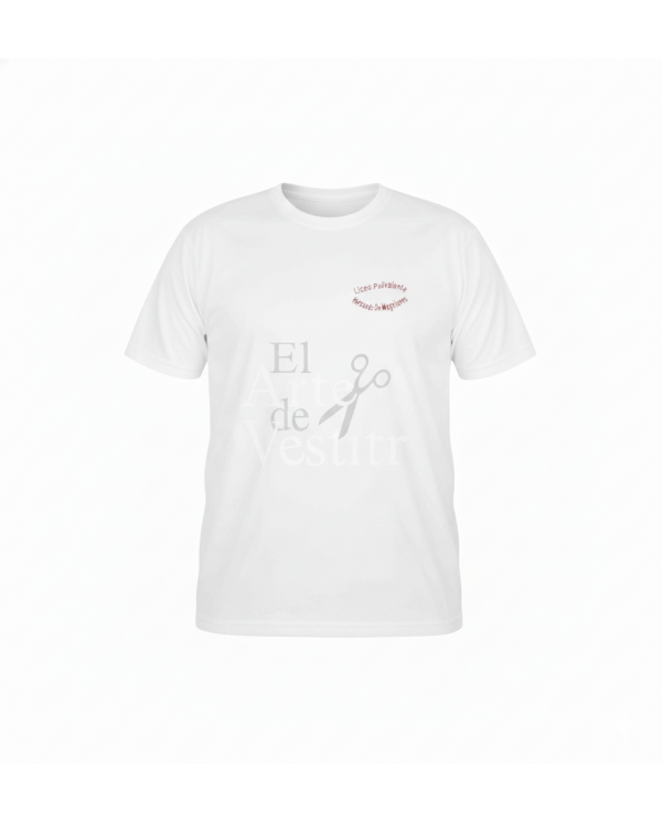 POLERA BLANCA MANGA CORTA POLO HERNANDO DE MAGALLANES PORVENIR
