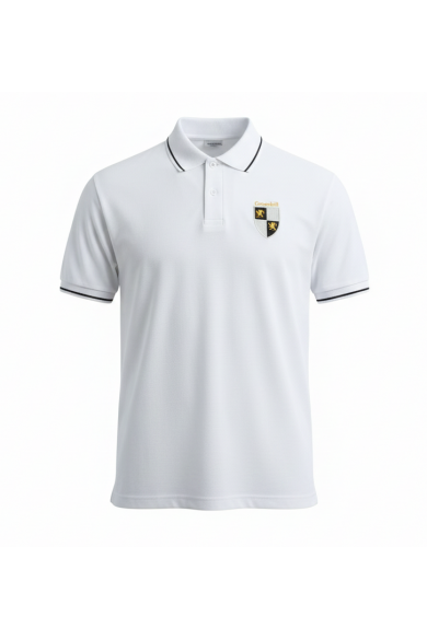 POLERA PIQUE BLANCO MANGA CORTA UNISEX GREENHILL