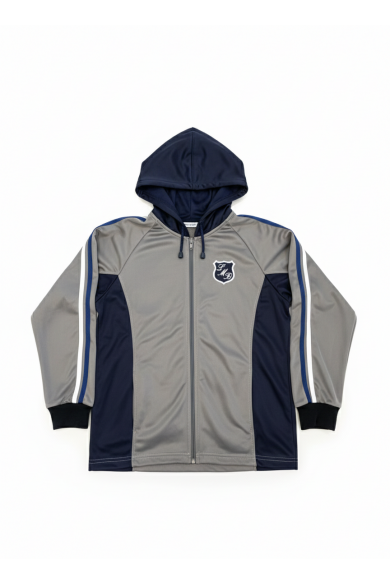 POLERÓN BUZO HOMBRE/UNISEX GRIS/AZUL MARIA BEHETY