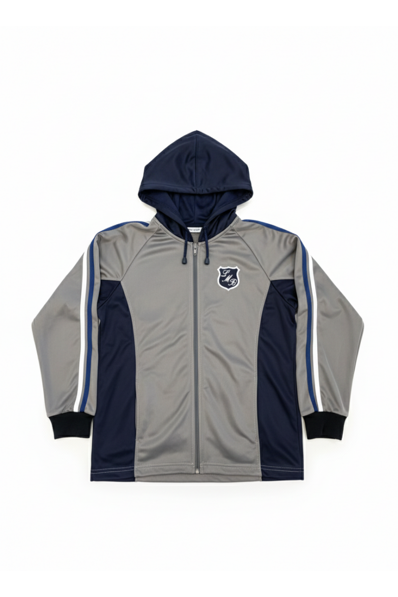 POLERÓN MARIA BEHETY HOMBRE/UNISEX GRIS/AZUL