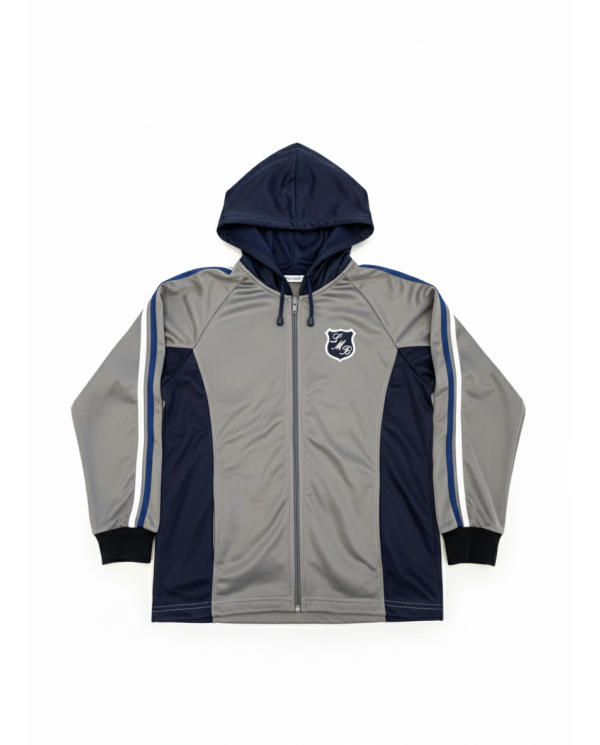 POLERÓN BUZO HOMBRE/UNISEX GRIS/AZUL MARIA BEHETY