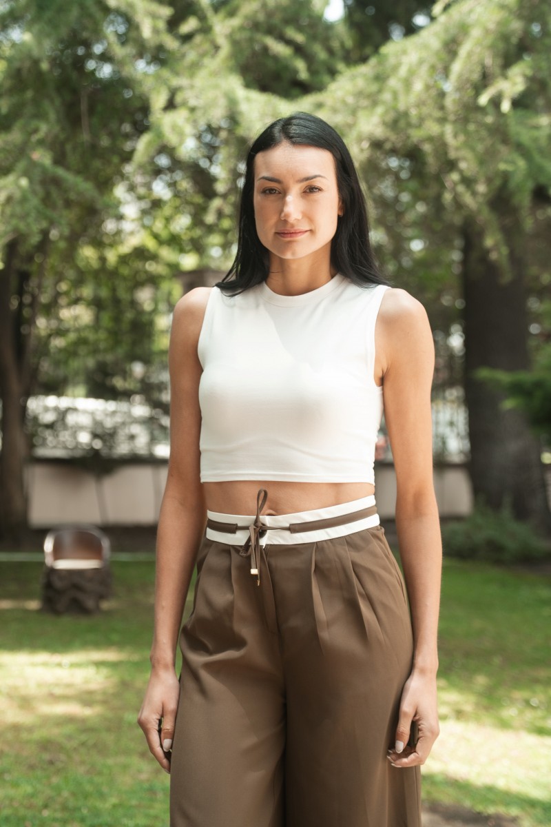 PANTALON ARYA MUJER AURELIE CAFE