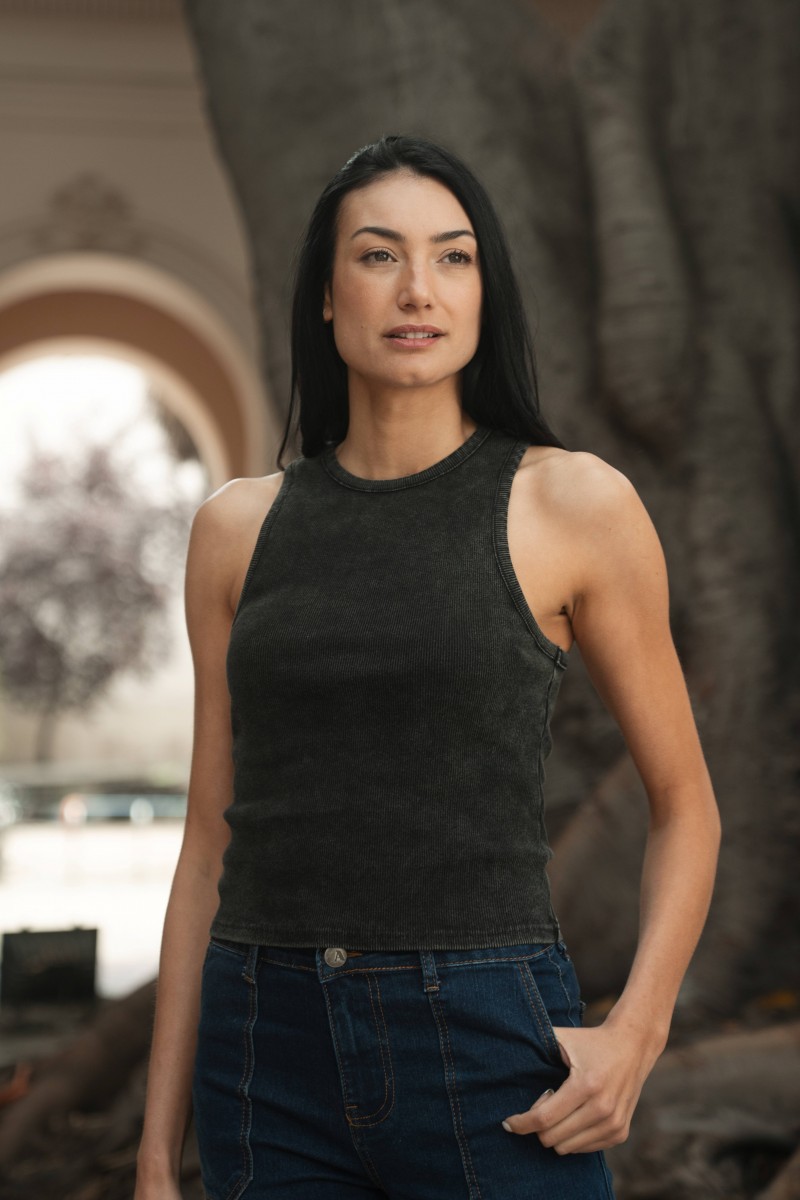 POLERA ARYA MUJER MIRELLE NEGRO