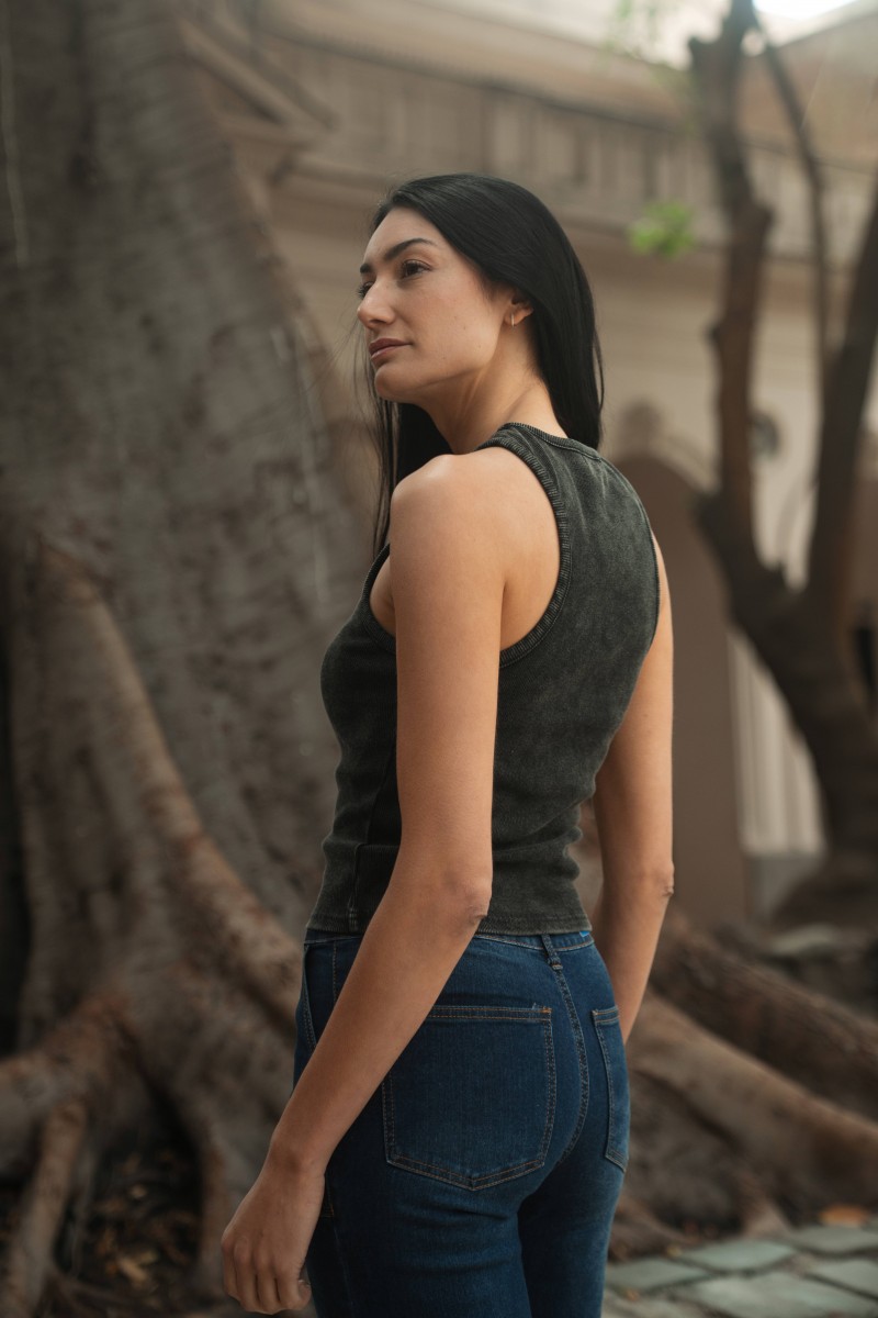 POLERA ARYA MUJER MIRELLE NEGRO