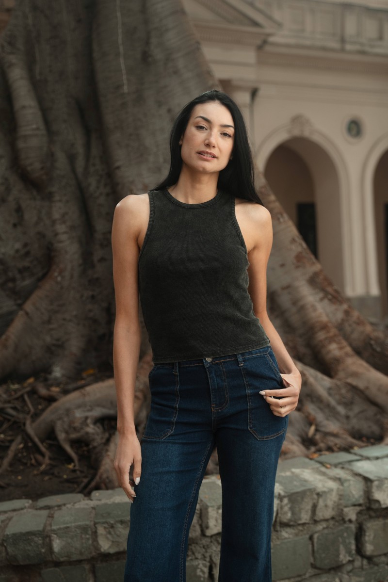 POLERA ARYA MUJER MIRELLE NEGRO