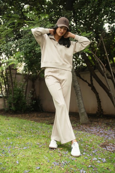 PANTALON SPORT ARYA MUJER ALESSA BEIGE