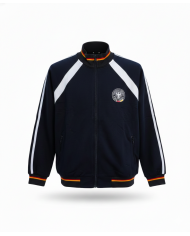 POLERA GRIS/BURDEO PIQUE HOMBRE ML GABRIELA MISTRAL PUERTO NATALES