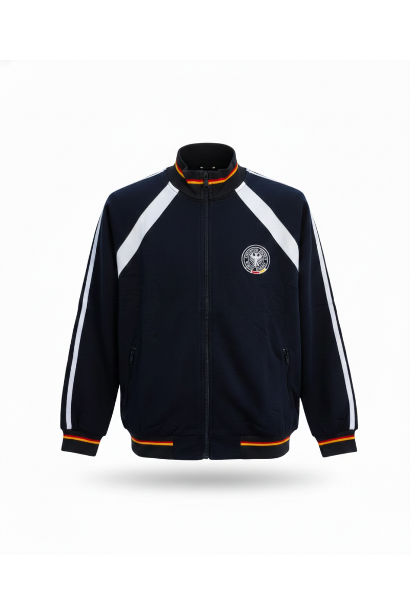 POLERÓN BUZO ALEMÁN ALGODÓN NEGRO MUJER