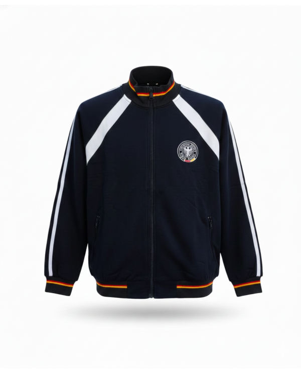 POLERÓN BUZO ALEMÁN ALGODÓN NEGRO MUJER