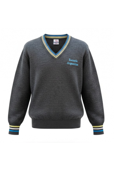 SWEATER GRIS ML UNISEX ARGENTINA