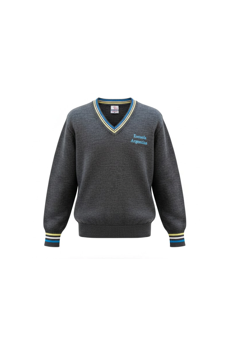 SWEATER GRIS ML UNISEX ARGENTINA