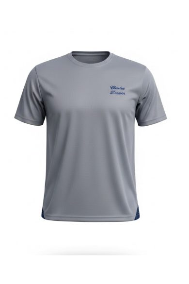 POLERA GRIS POLO PANAL UNISEX CHARLES DARWIN